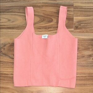 Abercrombie pink sweater cropped tank